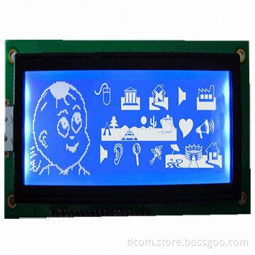 COB/STN Negative Blue Module, with Double-sided White Backlight, 192x64 Dots